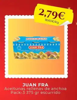 Sangüi JUAN FRA Aceitunas rellenas de anchoa oferta