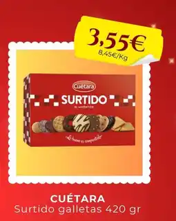 Sangüi CUÉTARA Surtido galletas oferta