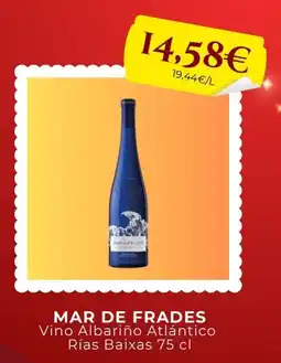 Sangüi MAR DE FRADES Vino Albariño Atlántico Rías Baixas 75 cl oferta