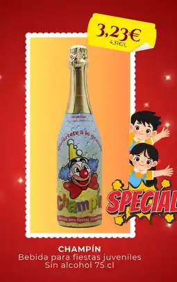 Sangüi CHAMPÍN Bebida para fiestas juveniles Sin alcohol oferta