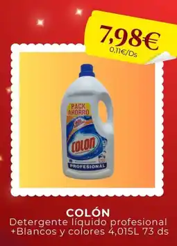 Sangüi COLON Detergente líquido profesional +Blancos y colores oferta