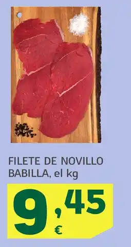 HiperDino Filete de novillo babilla oferta