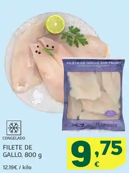 HiperDino Filete de gallo oferta