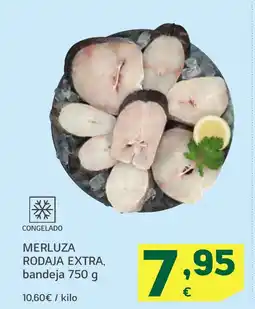 HiperDino Merluza rodaja extra oferta