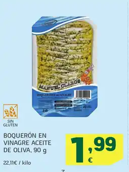 HiperDino Boquerón en vinagre aceite de oliva oferta