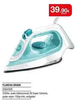 Milar Braun - plancha oferta