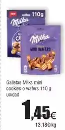 FROIZ Milka - galletas mini cookies o wafers oferta
