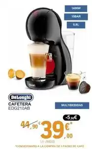 Delonghi - cafetera edg210ab