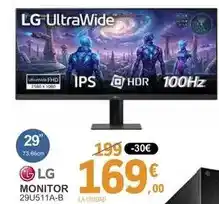 E.Leclerc Lg - monitor 29u511a-b oferta