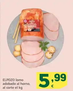 HiperDino ELPOZO lomo adobado al horno oferta
