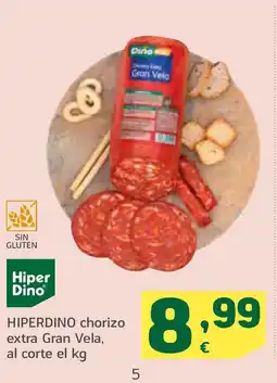 HiperDino HIPERDINO chorizo extra Gran Vela oferta