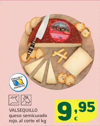 HiperDino VALSEQUILLO queso semicurado rojo oferta