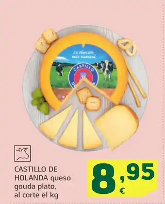 HiperDino CASTILLO DE HOLANDA queso gouda plato, oferta
