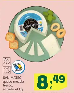 HiperDino SAN MATEO queso mezcla fresco oferta