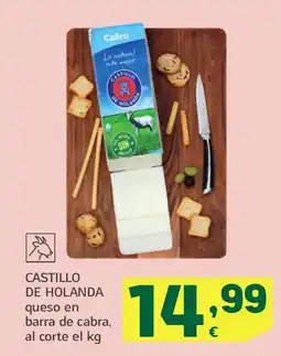 HiperDino CASTILLO DE HOLANDA queso en barra de cabra oferta