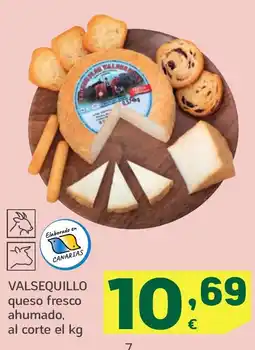 HiperDino VALSEQUILLO queso fresco ahumado oferta