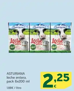 HiperDino ASTURIANA leche entera oferta