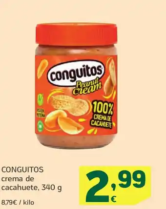 HiperDino CONGUITOS crema de cacahuete oferta