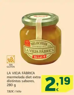 HiperDino LA VIEJA FÁBRICA mermelada diet extra distintos sabores, oferta