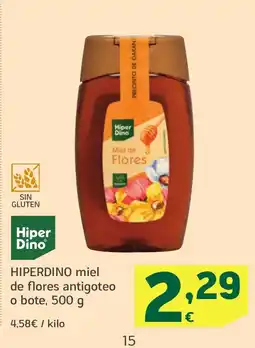 HiperDino HIPERDINO miel de flores antigoteo o bote, oferta