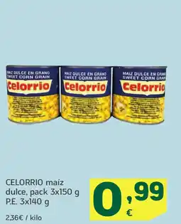 HiperDino CELORRIO maíz dulce oferta