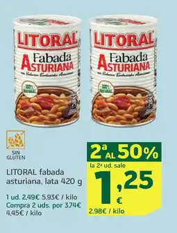 HiperDino LITORAL fabada asturiana oferta