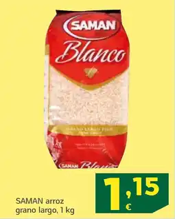 HiperDino SAMAN arroz grano largo oferta