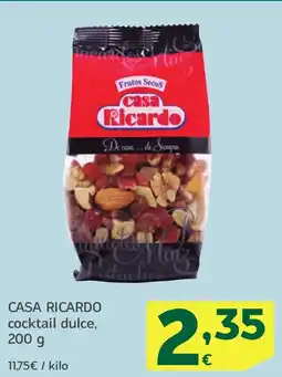 HiperDino CASA RICARDO cocktail dulce oferta