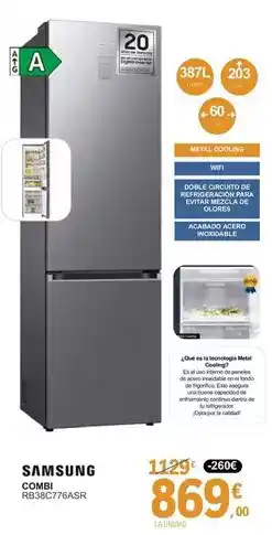 E.Leclerc Samsung - combi rb38c776asr oferta