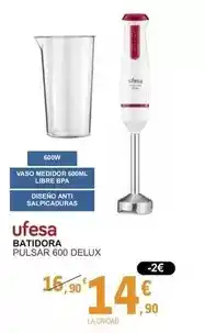 E.Leclerc Ufesa - batidora pulsar 600 delux oferta