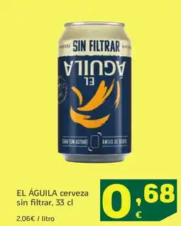 HiperDino EL ÁGUILA cerveza sin filtrar oferta