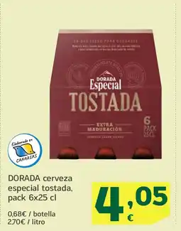 HiperDino DORADA cerveza especial tostada oferta