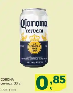 HiperDino CORONA cerveza, oferta