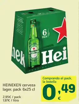 HiperDino HEINEKEN cerveza lager oferta