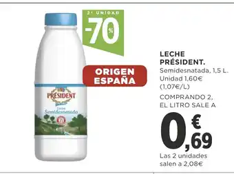 Supercor Prèsident Leche 1,5L oferta