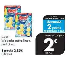 Supermercados Lupa Bref - wc poder activo limon oferta