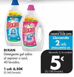 Supermercados Lupa Dixan - detergente gel adios al separar o azul oferta