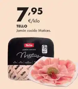 Supermercados Lupa Tello - jamon cocido matices oferta