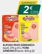 Masymas Elpozo - pavo sándwich oferta