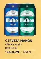 Masymas Mahou - cerveza oferta