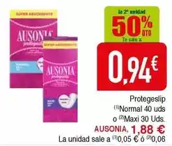 Masymas Ausonia - protegeslip normal 40 uds oferta