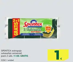 HiperDino SPONTEX estropajo salvauñas universal oferta