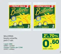 HiperDino BALLERINA bayeta amarilla oferta