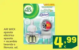HiperDino AIR WICK aparato eléctrico aparato + recambio lavanda o Nenuco oferta