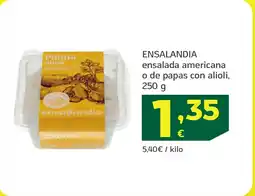 HiperDino ENSALANDIA ensalada americana o de papas con alioli, oferta