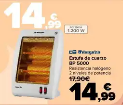 Carrefour Estufa de cuarzo BP 5000 oferta