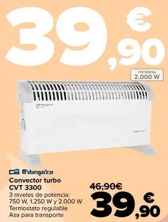 Convector turbo CVT 3300