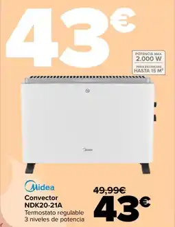 Carrefour MIDEA Convector NDK20-21A oferta