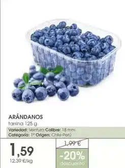 Supermercados Plaza Origen - arándanos oferta