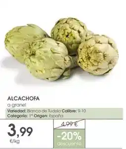 Supermercados Plaza Tudela - alcachofa oferta